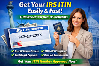 help you to get itin number as an irs caa
