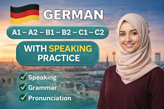 train you to speak german language confidently a1 to c2