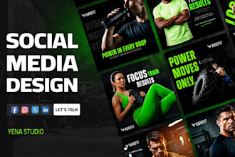 do gym posters fitness marketing ads, facebook insta