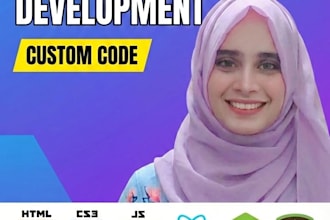be your front end web developer for HTML, CSS, javascript, and react frontend