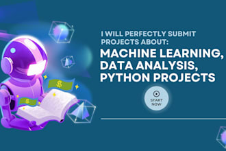 do machine learning, data analysis and python data projects