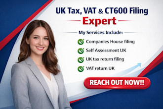 file your UK tax return, vat personal tax return, ct600, companies house account