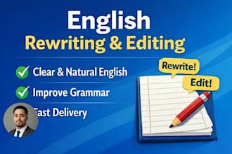 rewrite and edit english text for clarity and natural tone