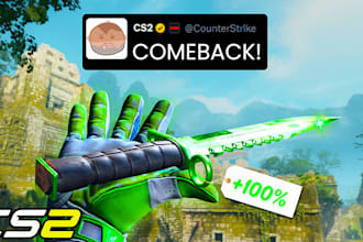 design high CTR cs2 thumbnails for gaming and skin trading