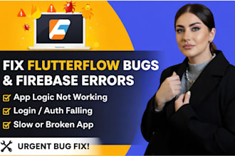 fix flutterflow bugs firebase errors authentication issue and app logic problems