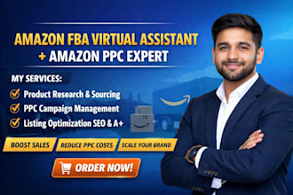 be your amazon fba virtual assistance and amazon PPC expert