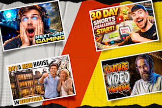 design clickbait youtube thumbnail