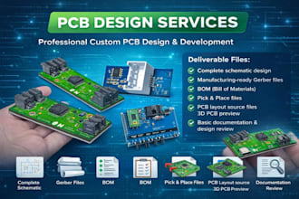 design automotive pcb with can bus, lin, obd interface, pcb design