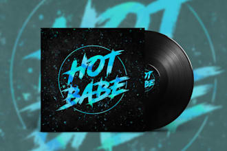design album cover design or music artwork, single cover