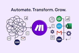 automate CRM with make dot com