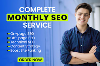 do monthly local ai SEO service website audit on page offpage backlink technical