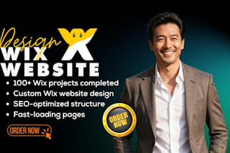 build wix website, wix webiste design or wix website on wix studio