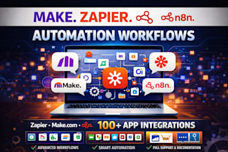 setup make com automation zapier integration n8n workflows made com scenarios