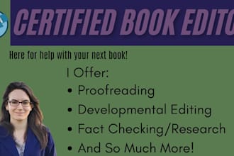 proofread your next bestselling novel