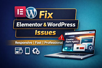 fix elementor issues, mobile responsiveness and wordpress layout problems