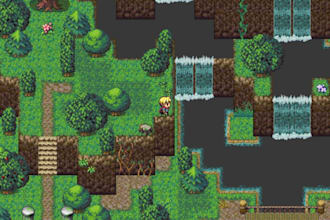 create 2d or 3d rpg maker mv or mz game in unity game engine