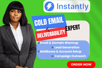setup instantly ai smartlead ai instantly ai cold email campaign outreach warmup