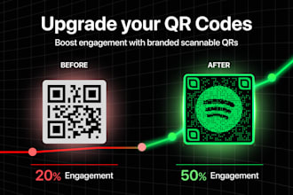 design a custom qr code with your logo brand