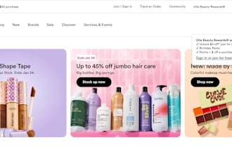 design luxury shopify beauty website skincare and cosmetics shopify store
