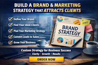 create a brand  marketing strategy that brings clients
