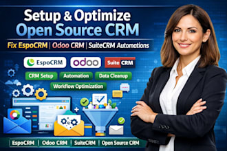 setup open source crm fix espo crm odoo crm suite crm with automatons