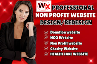 do wix nonprofit website, ngo website, donation website, crowdfunding website