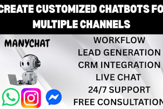do ai chatbot setup for social media with lead generation using manychat