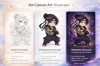 create a fully custom chibi original character oc