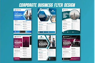 design professional stunning flyer design, marketing and promotional design