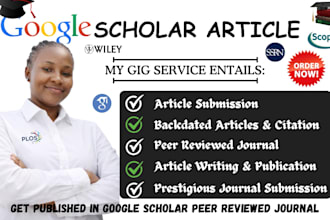 increase backdate google scholar citations write and publish research articles