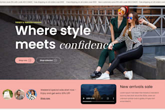 do modern shopify clothing store design