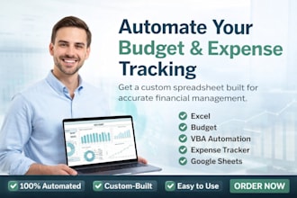 create an automated excel budget and expense tracker with vba