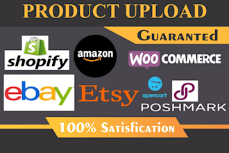 upload products on shopify ebay etsy depop and cross list products