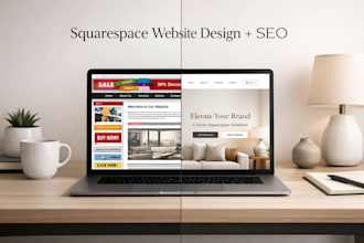 build or redesign your squarespace with SEO optimization