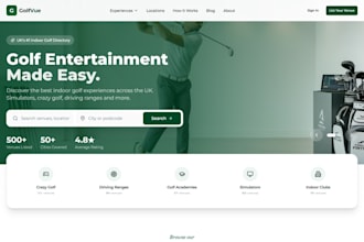 develop a unique, custom made and fully functional directory website