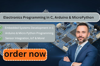 do electronics programming in c, arduino, and micro python