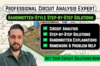 serve as your circuit expert with handwritten style solutions
