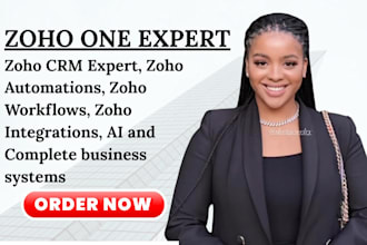 set up zoho CRM automation workflows ai integrations complete zoho one expert
