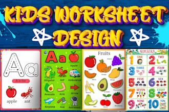 kindergarten preschool kids activity book worksheets tracing workbook kdp