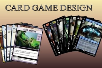 design custom tarot cards, oracle decks or tarot card games