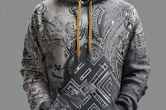 design streetwear clothing brand merch tshirt and hoodie