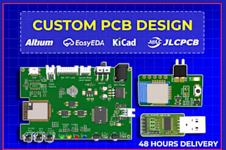 design professional pcb layouts using diptrace, easyeda, tinkercad and fritzing