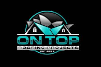 create creative and good looking roofing logo design