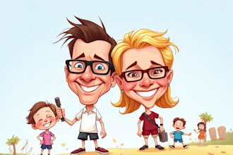 draw a caricature, cartoon caricatures