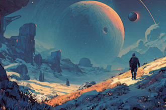 sci fi illustration and sci fi art