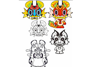 draw a mascot or cartoon logo for your business