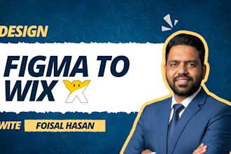 do figma to wix website or revamp your existing wix website