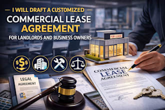 draft a customized commercial lease agreement for landlords and business owners