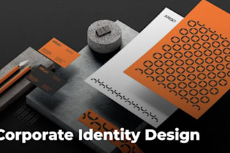 design branding package or corporate identity