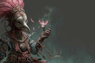 fantasy horror and fantasy horror character